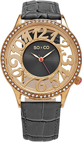 SO & CO New York Frauen SoHo Analoganzeige Japanisches Quarz-Uhr – 5206