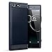Produktbild Xperia XZ Premium Hüllen, Terrapin TPU Schutzhülle Tasche Case Cover für Sony Xperia XZ Premium Hülle Karbonfaser & Ausgebürstet Dessin Dunkelblau