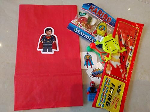 5 x Delux Super Heroes - Batman Lego Pre Filled Party Bags