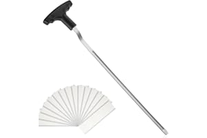 PEUTIER Herramienta de Extracción de Agarre de Golf, 27,9 cm Removedor Agarre Golf con Ranura en V para Agarres Oscilantes Longitud Estándar, con 15 Piezas Suministros Agarre Cinta Doble Cara