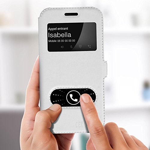 JOLLINI CEKA Funda con Ventanas para Alcatel OneTouch Idol 4 Protector Alcatel OneTouch Idol 4 Carcasa para Alcatel OneTouch Idol 4 - Blanco reviews JOLLINI CEKA Funda con Ventanas para Alcatel OneTouch Idol 4 Protector Alcatel OneTouch Idol 4 Carcasa para Alcatel OneTouch Idol 4 - Blanco