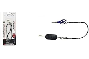 OISE ART STORE Trade Shop - Portachiavi Block Shaft Auto Corda Silicone Antifurto Bloccasterzo Fi-lb001 Nero