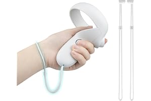 SOULWIT 1 par Uppgraderade Ersättning handledsvängar för Meta Quest 2, Hållbara & Justerbara VR-kontrollhandledsvängar Tillbe