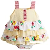 Kubee Baby Romper Bodysuit Girl One Piece Toddler Kid Clothes Tutu Dress Clothes