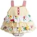 Kubee Baby Romper Bodysuit Girl One Piece Toddler Kid Clothes Tutu Dress Clothes