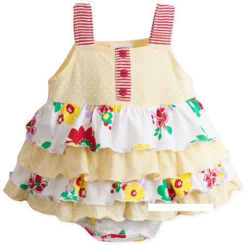 Kubee Baby Romper Bodysuit Girl One Piece Toddler Kid Clothes Tutu Dress Clothes