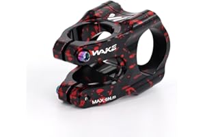 FOMTOR Bike Stem 31.8x35mm Short MTB Stem 0 Degree Handlebar Riser Ultra-Light CNC Aluminum Alloy Handlebars Clamp for Mountain Bike, Road Bikes, MTB Downhill BMX with Tool and Bolts