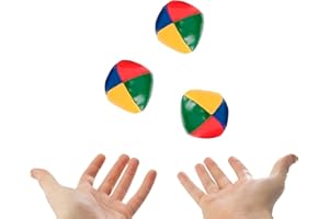 D.A.Y. Republic Juggling Balls for Beginners, Learning Circus Toy, Set of 3, Soft 70g Juggling Balls, Designed for Children to safely Practise at Home, Helps to improve Dexterity and Motor Skills