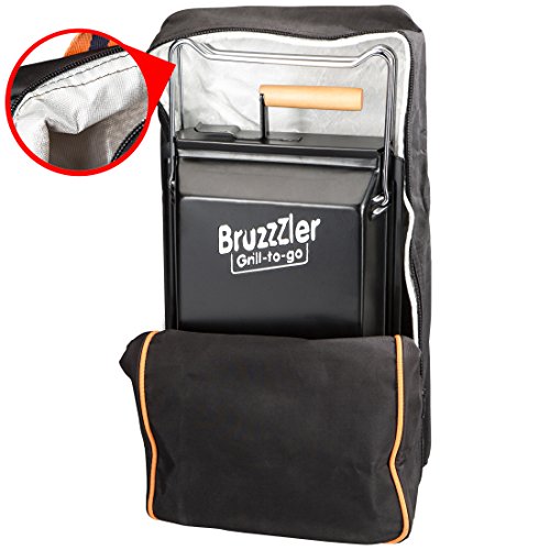 Bruzzzler Klappgrill mit hitzebeständiger Tragetasche – Kompakt-Grill – selbstlöschend und selbstreinigend - 4