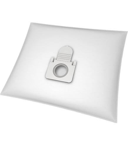 PakTrade 5 Sacchetti Per Aspirapolvere Wolf 1390 In Microfibra + Filtro – Multistrato, Alta Filtrazione, Compatibili Con Swirl EIO E Altri Modelli