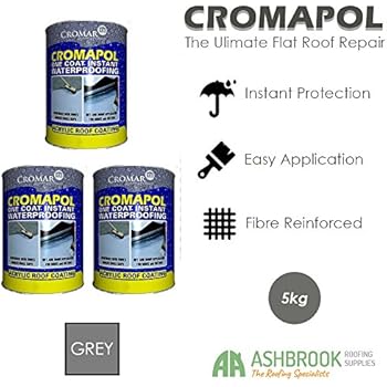 Cromar Black Cromapol Acrylic Fibre Reinforced Roof Coat Sealant Paint | Sri Lanka - View #12