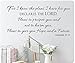 Produktbild Wandaufkleber Wall Sticker quotes 48" For I Know The Plans I Have For You Declares The Lord, Plans to Prosper You and Not To Harm You, Plans To Give You Hope And A Future Jeremiah 29:11 Wall Decal Sticker Art Mural Home Decor Quote Lettering Christian Verse Bible Scripture