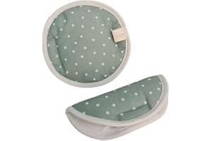 KINAF BABY Protector Arnes para silla de paseo y Maxicosi (Talla 0, Verde Topitos)
