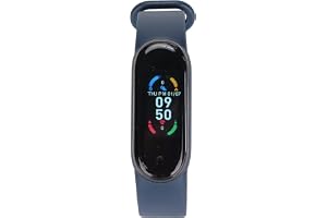 Smart Armband med Pulsmätare, Stegräknare, Sleep Tracker & APP-meddelande, IP67 Vattentät, USB-laddning, 7-dagars Batteritid, för 4.4+ och .5+