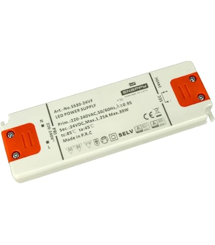 LIGHTEU Alimentatore 350W 24V IP55 – Trasformatore In Alluminio – Raffreddamento Naturale – Silenzioso – 5 Anni Garanzia