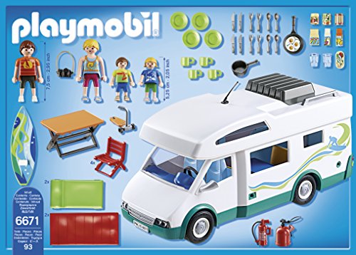 Imagen 2 de Playmobil - Caravana de verano (66710)