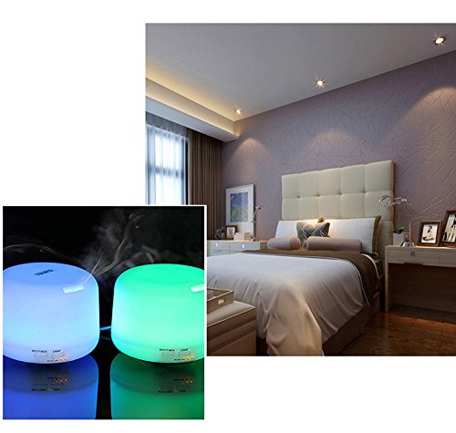 Bright Aroma Diffuser 300ml Ultraschall Aromatherapie Öl Diffusor Luftbefeuchter Air Humidifier LED mit 7 Farben - 4