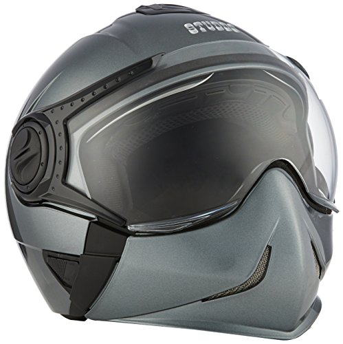 Studds Full Face Helmet Downtown (Gun Grey, M)