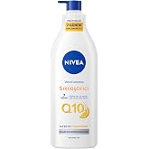 NIVEA Q10 Sıkılaştırıcı V&uuml;cut Losyonu 400 ml, 10 G&uuml;nde Sıkı Cilt, 48 Saat Nemlendirme,C Vitamini,Kolajen,Normal Ciltler i&ccedil;in 