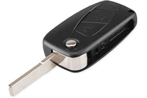 Car Passion Schlüsselcover - Schwarz mit Batteriefach unter der Klinge