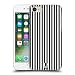 Produktbild Head Case Designs Schwarz Vertikale Streifen Ruckseite Hülle für Apple iPhone 7
