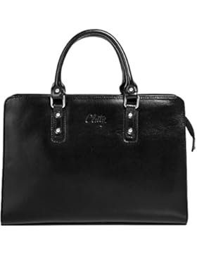 Cluty Leder Damen Handtasche Glattleder Handtasche