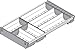Produktbild RONIN FURNITURE FITTINGS® BLUM ORGA-LINE Schalen-Set (teilausfüllend), für TANDEMBOX Schubkasten, NL=500 mm, Breite=280 mm ZSI.500BI3