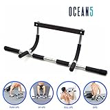 Power Türreck, Multifunktions-Klimmzugstange für ein individuelles Krafttrainig, Pull Up Bar bis 135kg belastbar, ohne Bohren, keine feste Montage - von Ocean5