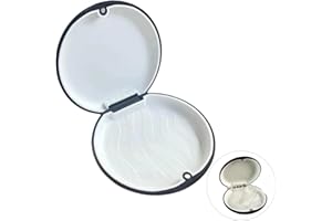 BLOOMIQUE Retainer Case, Mouth Guard Case Retainer Container with Magnetic Closure and Textured Liner Multifunctional Silicone Retainer Box for Invisible Braces Mouthguards for Travel and Home Storage (SetB)