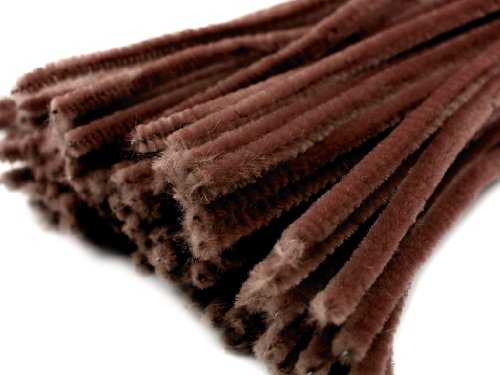 Chenilledraht / Pfeifenreiniger Ø6mm 100stück XXL-Packung je 30cm länge - verschiedene Farben wählbar
