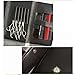 SODIAL(R) Hair Scissor Bag Pro Leather Scissors Waist Pack Hairdressing Tool Pouch Holder Case