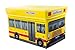 School Bus Collapsible Toy Storage Box and Closet Organizer for Kids - Cushion Top