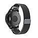 Produktbild YUYOUG_watch strap yuyoug New Milanaise magnetisch Loop Edelstahl Band Quick Release Handschlaufe Verstellbar Ersatz Armband für Garmin Fenix 5 Plus Armbanduhr, Schwarz