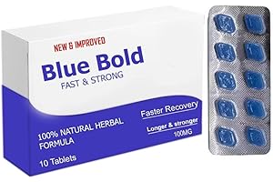 PLAY IN THE GREY Blue Pill | Herbal Supplement Blue Pills for Men | High Strength Performance Powerful Fast Acting Long Lasting Results | Enhancing Male Stamina & Endurance Booster Tablets