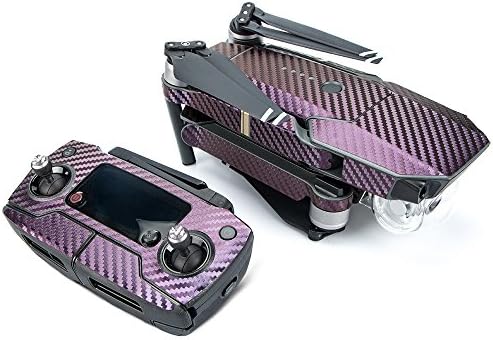 DJI Mavic Pro Skin Wrap Sticker Decals, Mavic Pro Accessories, Mavic Skin Set, Waterproof Carbon Fiber Vinyl Skin Decal Set Remote Controller Battery Body Wrap for DJI Mavic Pro