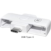 ACS ACR39U-NF II USB-C PocketMate card reader, eID smart card compact Type-C, white