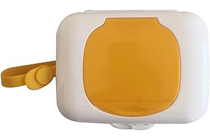 FANELOD Wipe Holder,Wipes Container Travel Wet Wipes Holder | Portable Wipe HoldeWipes Dispenser, Refillable Wipes Container Travel Wipes Holder, Br Reusable Dustproof Odorless for Offices Camping Home Travel