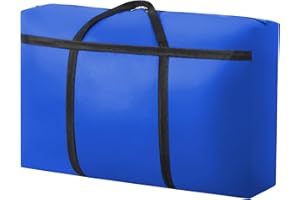 MUSBUS 1Pk Sac de Déménagement, Essentiels de Voyage, Sacs de Déménagement Extra Large Robustes, Sacs de Rangement Imperméables Poignées et Fermetures à Glissière, Boîte de Déménagement pour Emballage