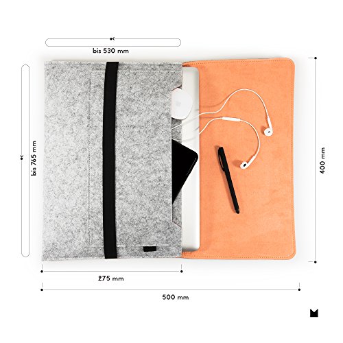 FORMGUT   MacBook Pro Tasche Filz 15 4 Zoll    Laptoptasche  Laptop Sleeve  Notebook H  lle  Businesstasche  Computertasche farbig  umweltfreundliche 