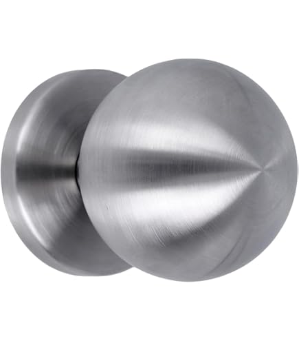 Kwikset Arroyo Türknauf Attrappe In Satin-Nickel - Perfekt Für Schränke & Doppeltüren