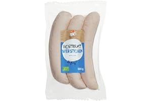 tegut… Bio zum kleinen Preis feine Rostbratwürstchen aus Schweinefleisch, 300 g