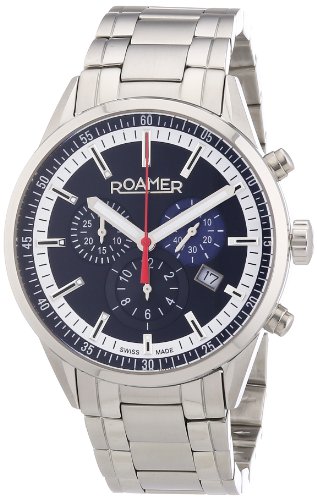 Roamer Men's Quartz Watch SUPERIOR CHRONO 508837 SM1 with Metal Strap