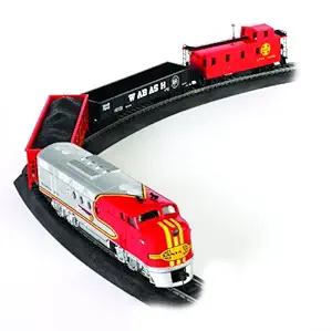 Bachmann 647 Santa Fe Flyer Ready - to - Run HO Scale Train Set