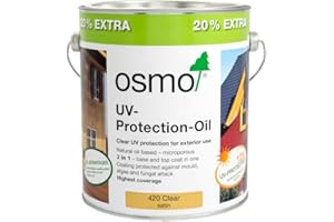 Osmo UV Protection Oil Extra 3 Litre - Clear Satin - 420