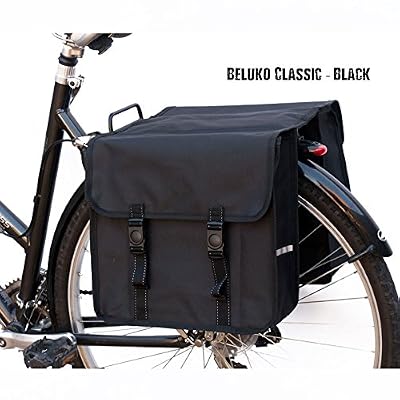 Beluko EMKcycles Sacoche de vélo double pour femme noir Noir Classic