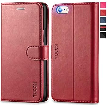 TUCCH iPhone 6s Hülle, iPhone 6 Wallet Case im Buchstil, Schutzhülle