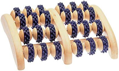1x BEHREND Foot Massage Roller – Foot Massager Roller – Massage Roller – 5-8 Axles, for 1 or 2 Feet