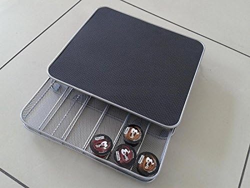 Coffee Capsule Pod Holder Drawer Storage Rack Holds Nespresso Dolce Gusto 30 Pcs