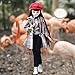 JLIMN BJD Doll 23,6 Zoll 18 gegliederte Puppen DIY Spielzeug mit Kleidung Outfit Schuhe Perücke Haar Bilden Mädchen,C