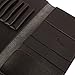 MagiDeal Foldable Barber Hairdressing Scissors Combs Pouch Holder Case Bag - Brown